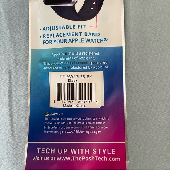 5 for 20! Posh Tech Silicone Lace band for Apple Watch/add to bundle|buy…​ - Picture 6 of 6